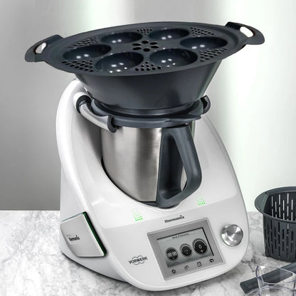 6 in1 Egg Cooker for Thermomix TM5 TM6 TM31 Eggs Poachers Steamer Bowl Mold Tray Boiling Pot Kitchen Baking Mould Cooking Tool