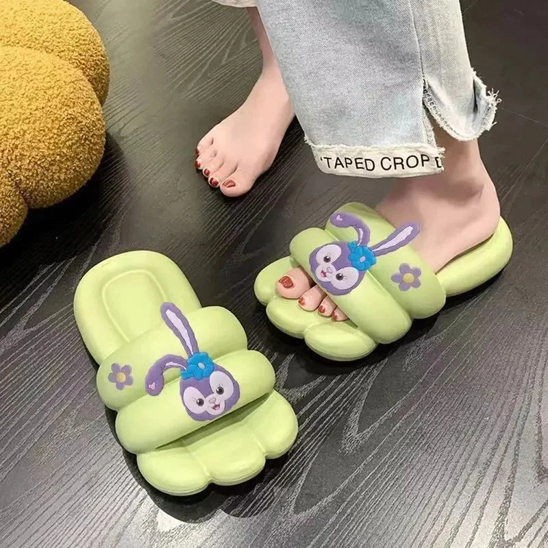 New 2025 Women's Slippers Indoor Home Bathing Anti-slip Deodorant Outdoor Wearable Slip-resistant Home Comfortable PVC Material