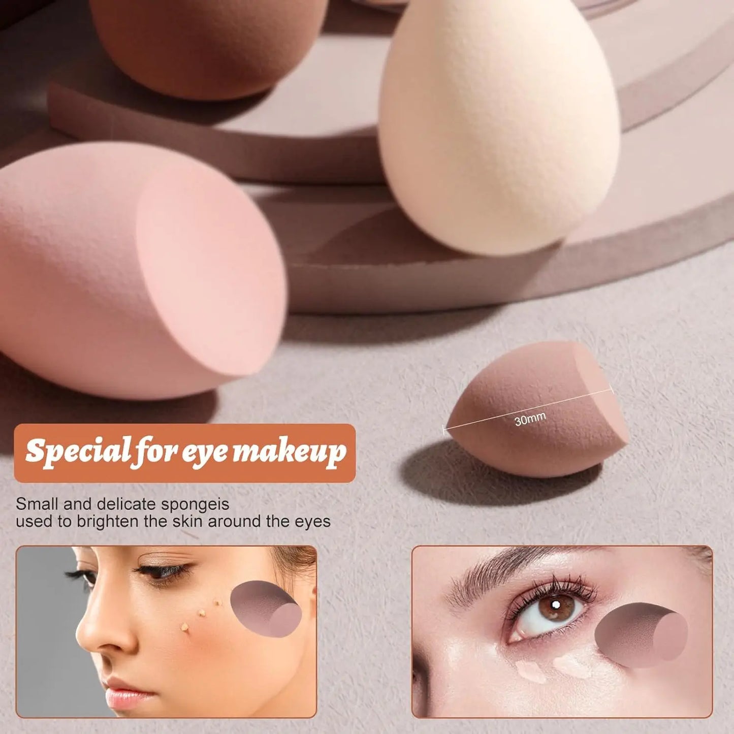 Makeup Brush Holder Organizer 360° Rotating Makeup Brush Desktop Organizer 5 Slot Make up Brushes Cup for Supply Bathroom Vanity
