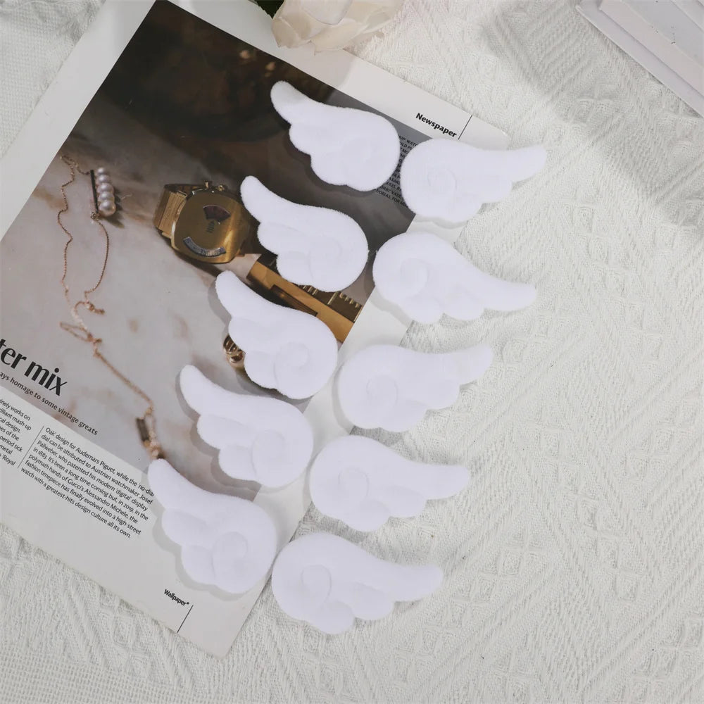 10Pcs Sweet Plush DIY Photocard Holder Handmade Material Korean Idol Photo Card Holder Lace Strips Cute Cartoon Ears Accessories