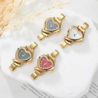 Fashion Women DIY 9mm Width Italian Elastic Charm Stainless Watch Bracelet Bangle For Party Friend Wife Birthday Jewelry Gifts