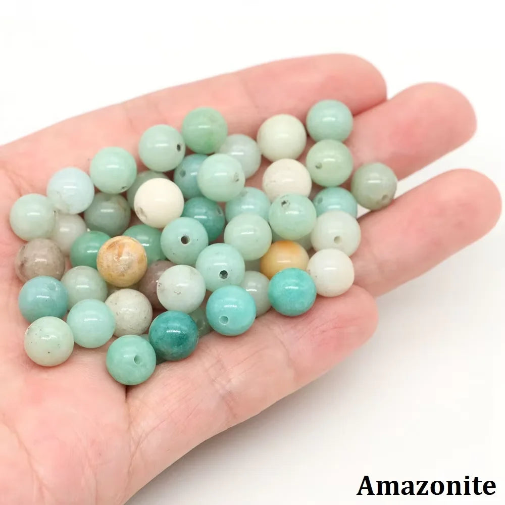 4 6 8 10mm Natural Black Tourmaline Beads Round Smooth Loose Stone Bead For Jewelry Making Diy Bracelet Necklace Accessories