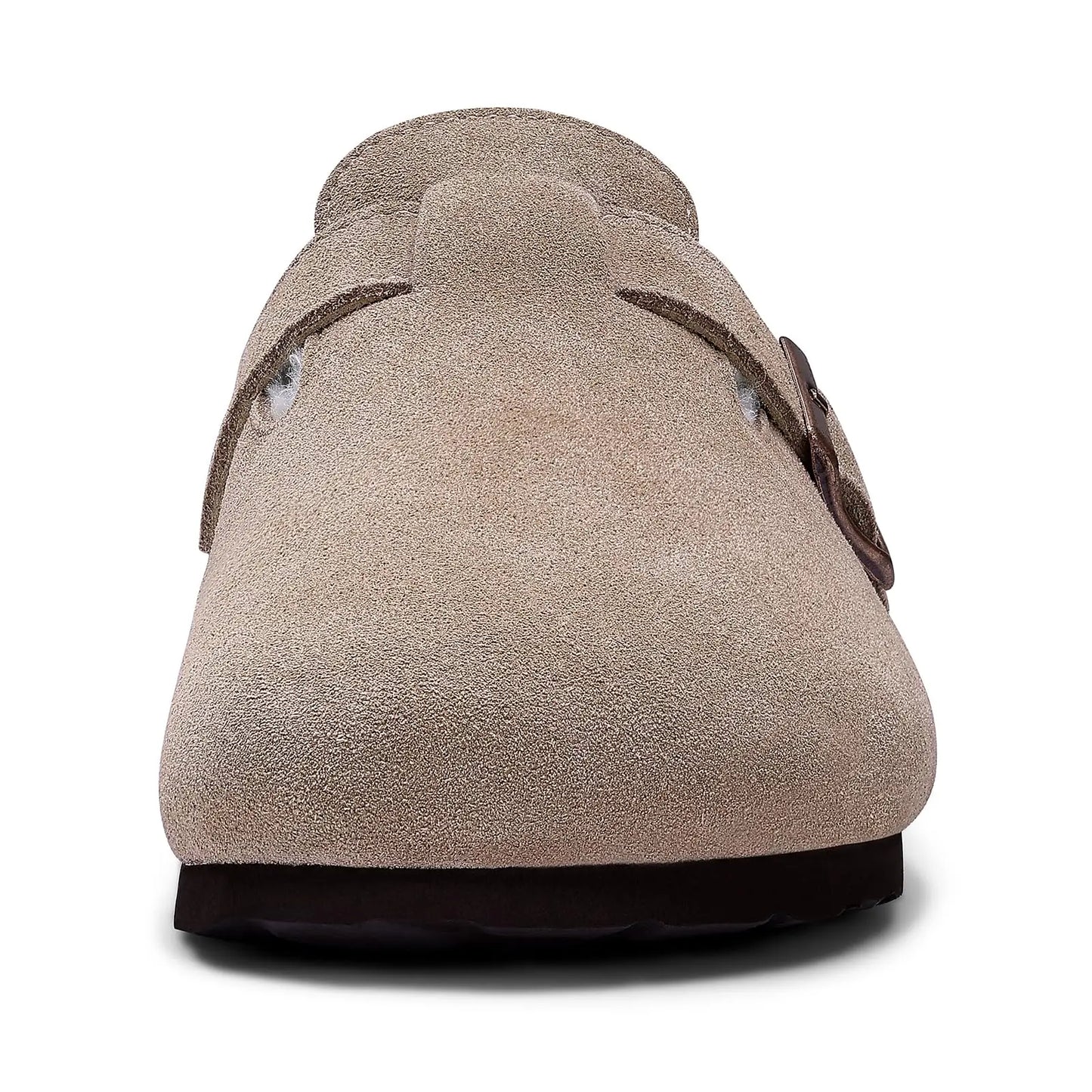 Asgard Women's Fuzzy Clogs Slippers Indoor Warm Plush Fur Cork Footbed Clogs Slippers Winter Lady House Flats Cotton Slippers