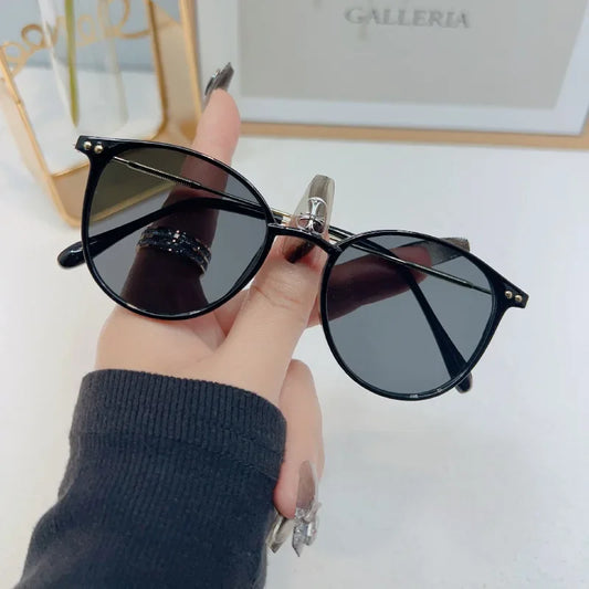 New Round Vintage Sunglasses Women Retro Luxury Brand Designer Sun Glasses For Women's Sunglass Oculos De Sol Shades UV