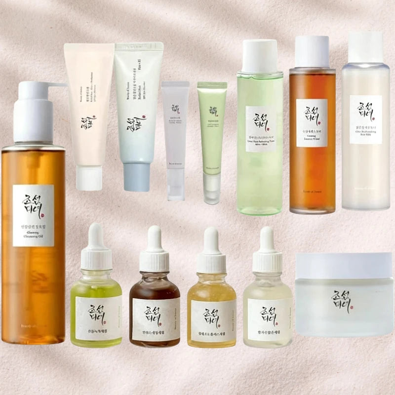Korean Beauty of Joseon Rice Probiotic Skincare Set Sunblock Essence Oil Refreshing Toner Moisturizing Face Cream Eye Cream Skin