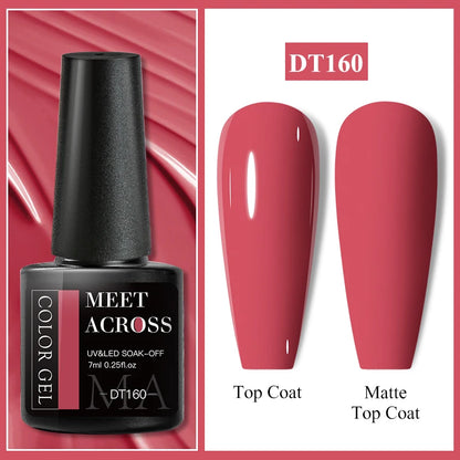 7ml Red Series Cat Magnetic Gel Nail Polish Sparkle Glitter Semi Permanent Nail Art UV Gel Varnish Manicure For Valentines Nails