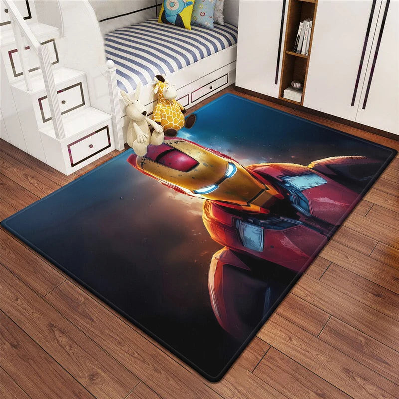Marvel Series Customizable Carpets for Home Decor - Ideal for Bedrooms Living Rooms Sofas Camping Picnics Children's Rooms