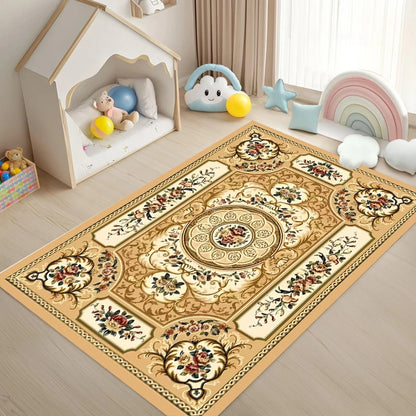 European Style Luxury Large Living Room Carpet Soft Large Area Decoration Home Floor Mats Bedroom Carpet Sofa Custom Floor Mats