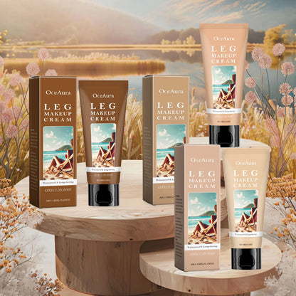 Leg Makeup Body Lotion Long-Lasting Waterproof Anti-Transfer Concealer Even Skin Tone Wheat Tan Brown Liquid Bronze Foundation