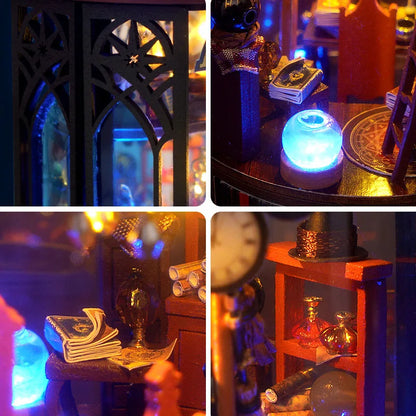 Diy Ball doll house Miniature house kit Case Dream Bottle Series Assembly Model Handmade Toys Creative Birthday Gift Dollhouse