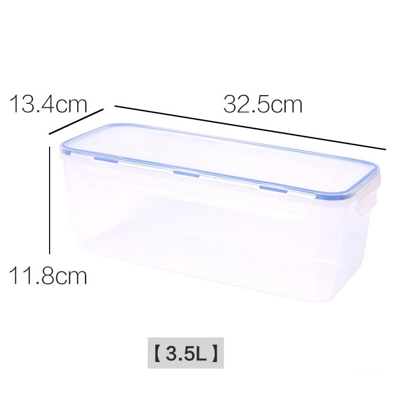 Plastic Bread Storage Box Airtight Food Storage Container Sandwich Bread Keeper With Lid Loaf Bread Container Kitchen Organizer