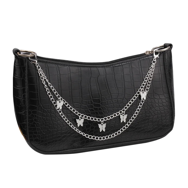 Bag Decoration Metal Chain Strap Pants Clothing Chain Shoulder Bags Chain Bag Handle Pendant With Lobster Buckle Multi-layer DIY