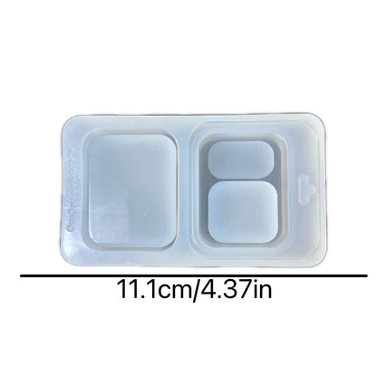 Small Box Resin Casting Mold Silicone Mold Accessories Resin Liquid Mold Resin Keychain Silicone Mold Resin Mold