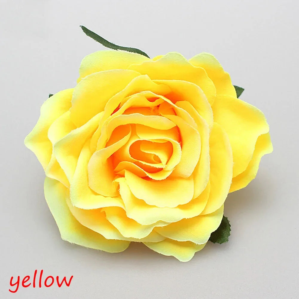 Fashion Festival Elegant Bridesmaid Hair Jewelry Bridal Flower Hair Clip Double Rose Hairpin Wedding Accessories