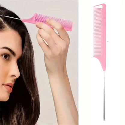 Hair dressing tool set spray bottle, mouse tail comb, hair brush, side control comb, 4 pieces/set for combing soft hair
