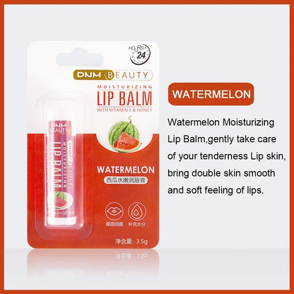 Fresh Fruit Lip Balm Lip Oil Moisturizing Clear Transparent Lipstick Long Lasting Hydrating Lipgloss Cosmetic Lip Gloss Base Gel
