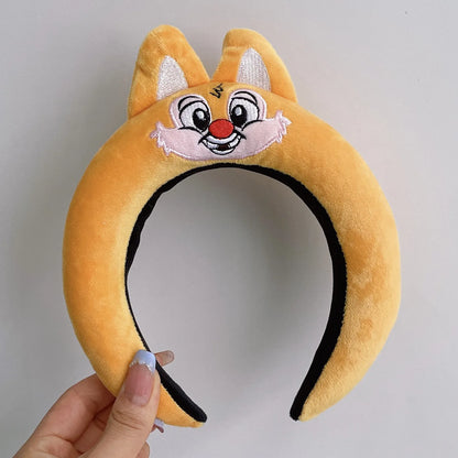 Instagram style Korean super cute doll hairband, internet celebrity face wash hairband, cute and funny hairband headband, female