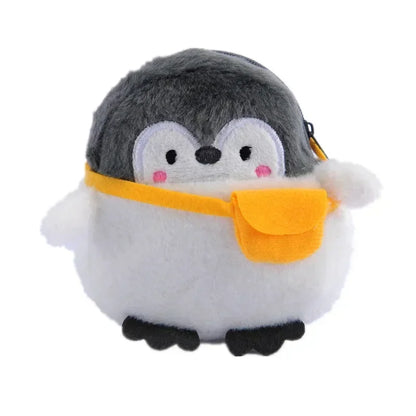 Women Cute Penguin Coins Wallets Lipstick Earphone Organizer Fashion Pendant Keychain Storage Zero Wallet Gifts Pendant