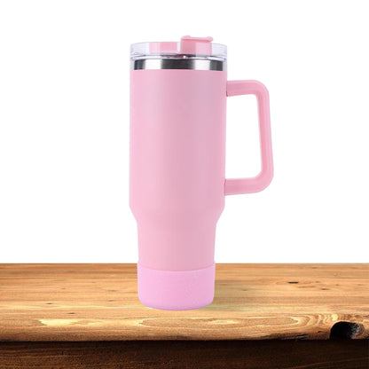 Silicone Water Bottle Boot Anti-Slip Protective Sleeve Heat Insulation Protective Bottom Base for Stanley 20-40oz Water Bottle