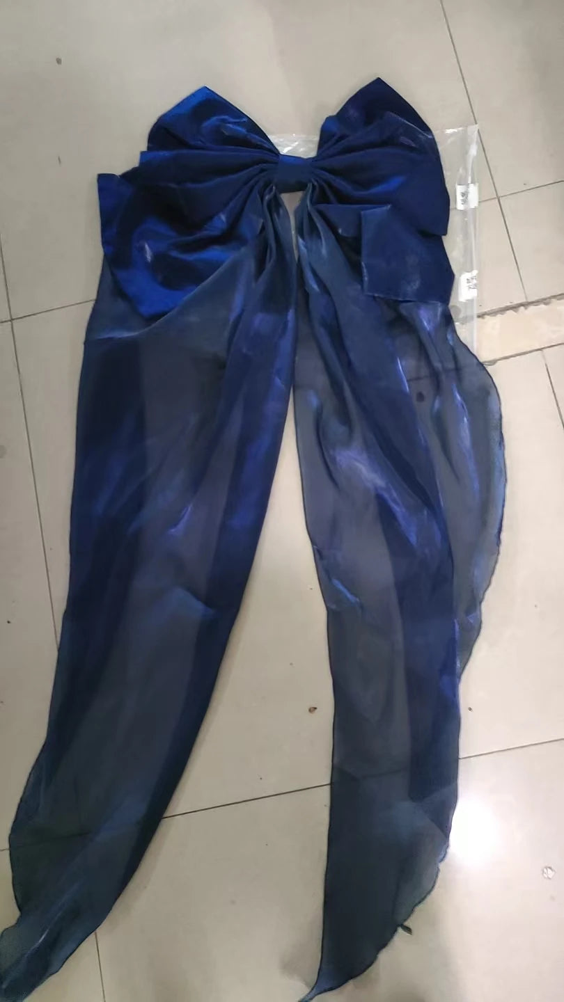 Original Heavy Industry Blue Lolita Maxi Dress Summer New Woman Slim-Fit Elegant Retro Gothic Suspender Dress Jsk Princess Dress