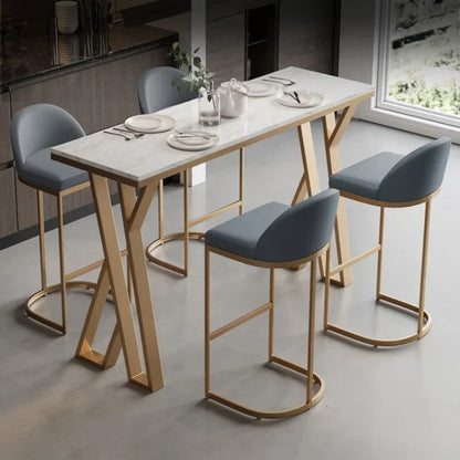 Kitchen High Designer Wall Table Italian Counter Bar Dinning Drinks Home Restaurant Mesa Alta De Bar Cocina Tables Furniture
