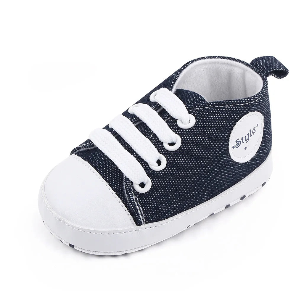 1 Pairs Lytwtw's Spring Autumn Cute Cartoon Strawberry Ice Cream Mustache Sports Baby Toddler Shoes Soft Sole Baby First Walkers