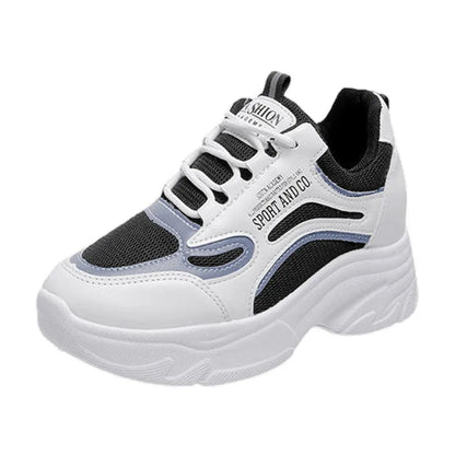 Dad Shoes Women 2026 Spring and Autumn Thick soled Height Increasing Versatile Interior Height Increasing Casual Sports Shoes