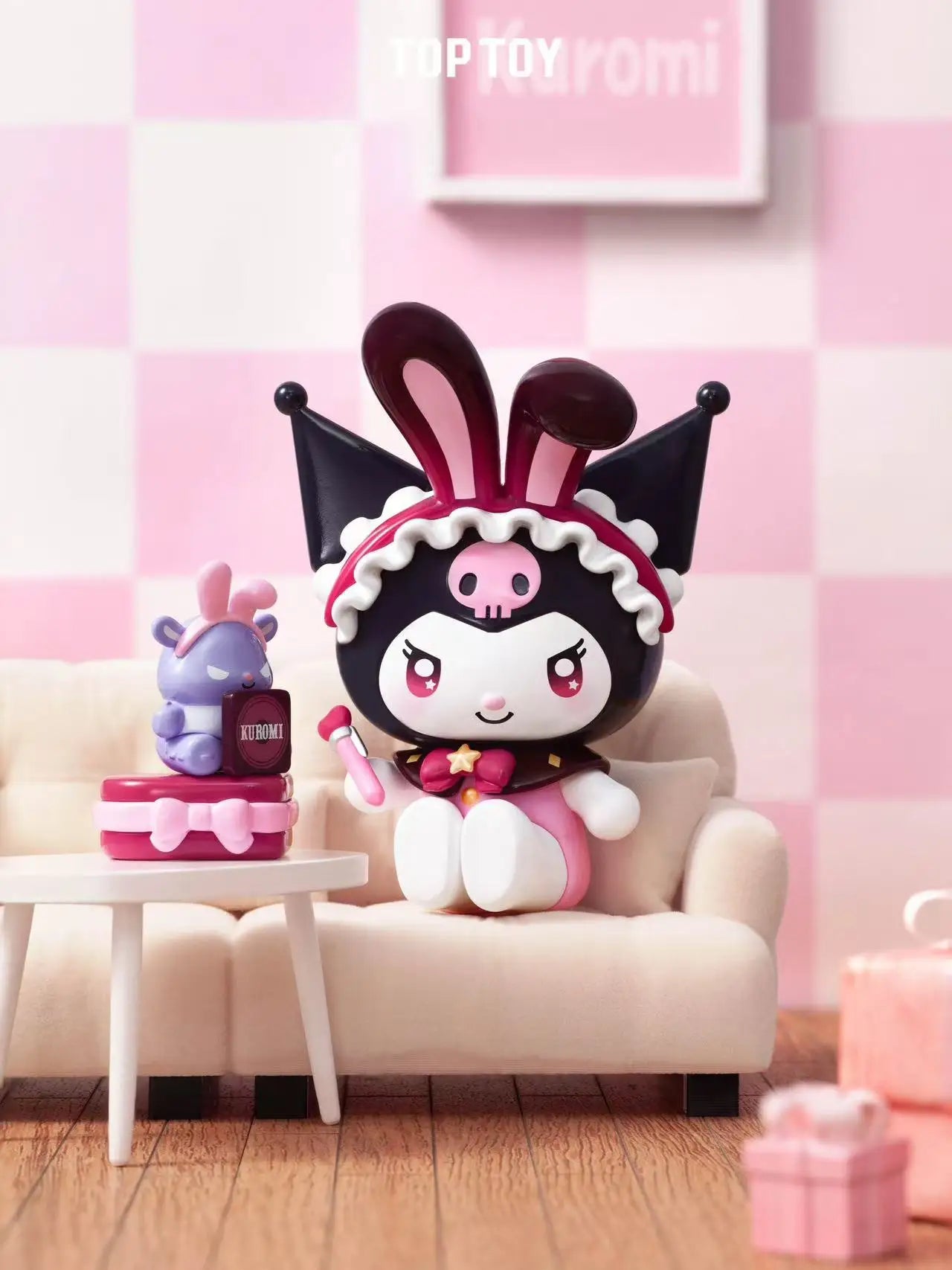 Sanrio Characters Kuromi Blind Box Sparkling Idol Series Trendy Doll Garage Kit Desktop Ornament Children Birthday Toy Gift