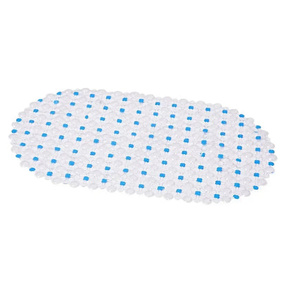 PVC Anti-slip Bath Mat with Suction Cup Soft Shower Mat Massage Anti-slip Bath Home Bathroom Accessories