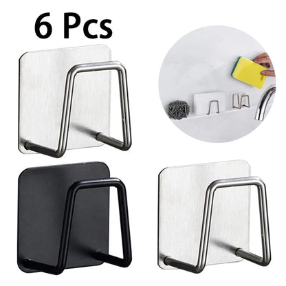 Kitchen Sink Sponge Holder Stainless Steel  Sponge Holder Kitchen Sponge Holder Sink Accessories Under Sink Organizer SNJ003