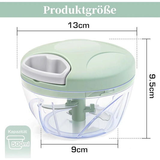 500ml Manual Meat Mincer Garlic Chopper Hand Pull Press Crusher Vegetable Grinder Chili Onion Cutter Kitchen Cooking Tools