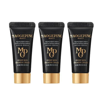 MAOGEPING Ivory Skin Primer Cream Skin Coat 5ml Lightly Spreadable Multi-Effect Makeup Base Easy To Wear Cream Face Cosmetics