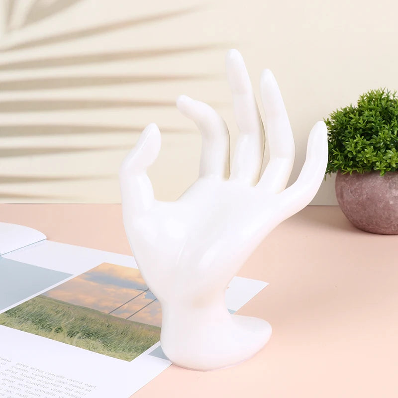 Female Mannequin Hand Jewelry Bracelet Ring Watch Gloves Display Stand Model