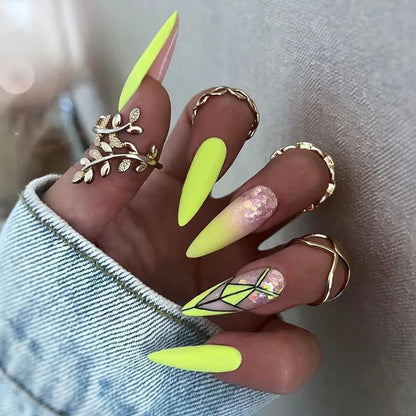 Luxury Designed Reusable Pink Nude False Nails Short Custom Acrylic Press On Nails Artificial Nails With Glue For Woman And Girl