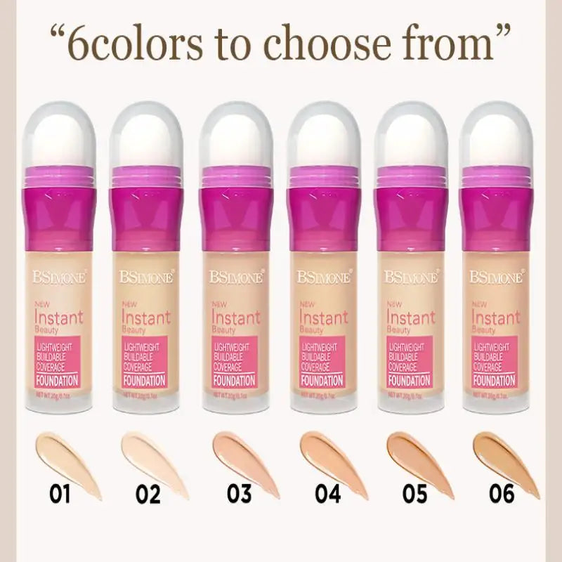 1Pc BSIMONE Matte Liquid Foundation Sponge Applicator – Oil-Control, Long-Lasting, Waterproof BB Cream For Brightening