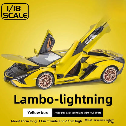 1:18 Scale Luxury Alloy Car Model Fashionable Collectible Vehicle Decoration Blind Box Non-Remote Control Toy from Mainland Chin