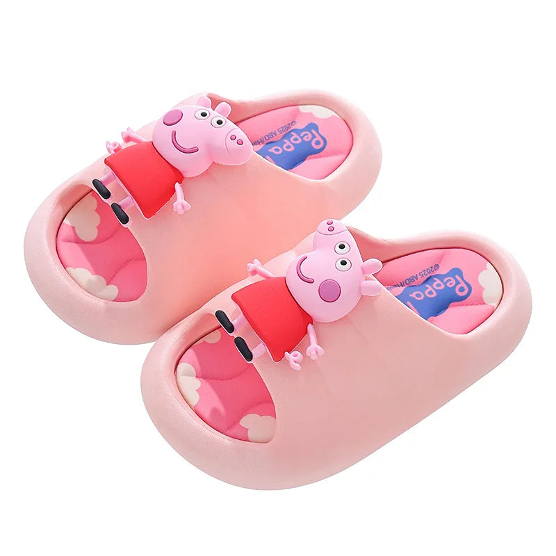 Peppa Pig Summer Girls' Sandals 2025 New style Non slip Indoor Bathing Slippers for Children at Home