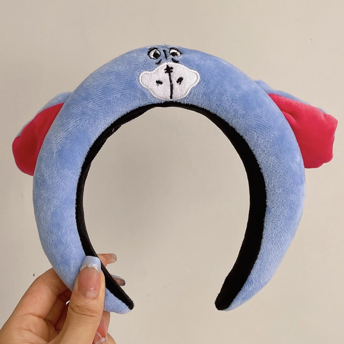 Instagram style Korean super cute doll hairband, internet celebrity face wash hairband, cute and funny hairband headband, female