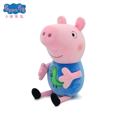 Hot Sale Peppa Pig Plush Toys George Pig Daddy Pig Mom George Dinosaur Family Pig Soft Plush Toys Kid's Gifts Can Be Sent Away
