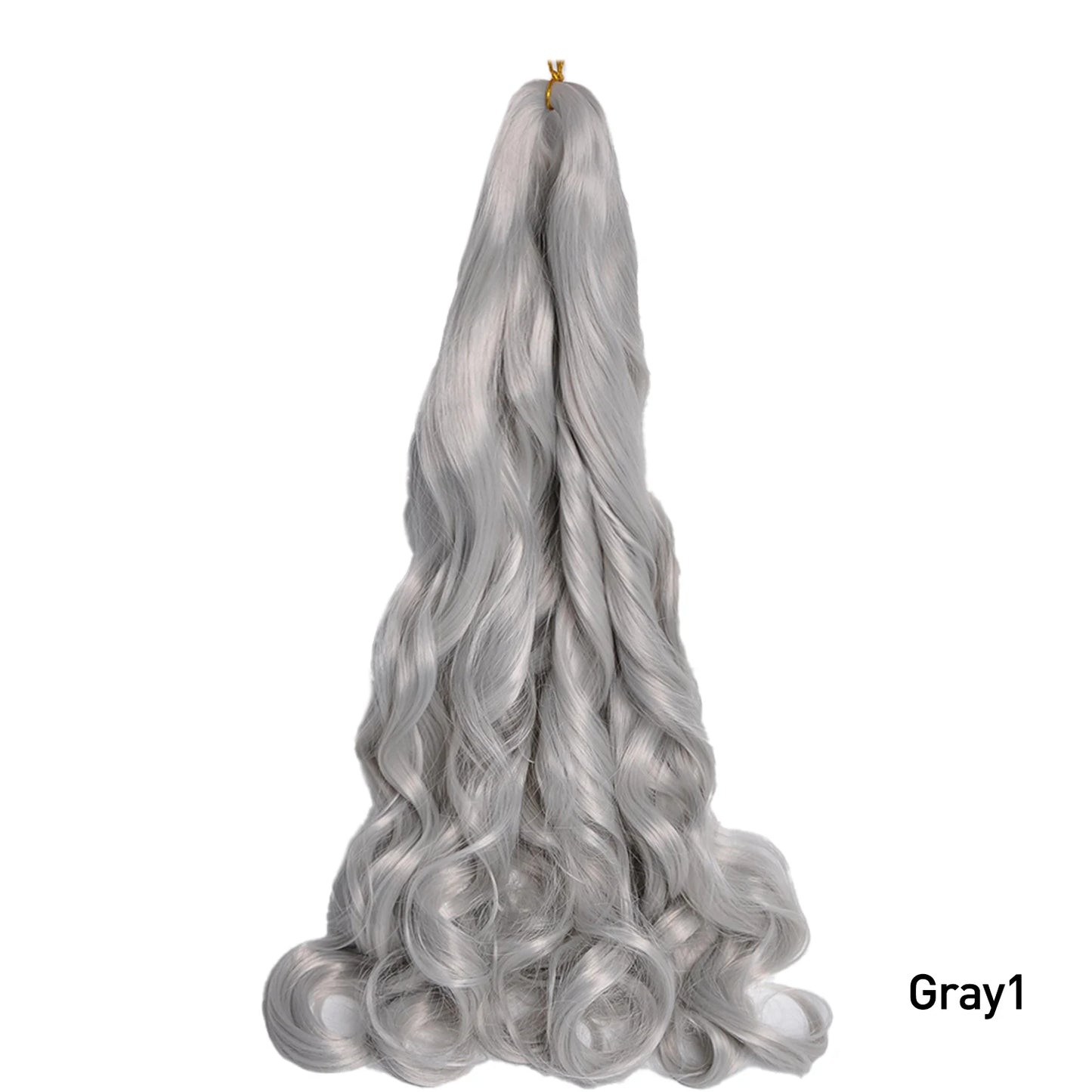 Loose Wave Spiral Curl Braids Synthetic Hair French Curls Braiding Hair Extensions High Temperature Ombre Pre Stretched Hair