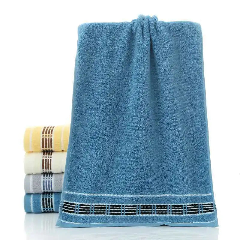 33 * 73cm Cotton Towel Soft Comfortable Thickened Absorbent and Quick Drying Face Towel and Shower Towel Adult Home Daily Gift