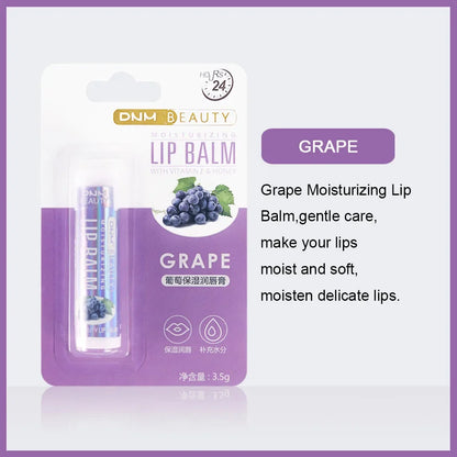 Fresh Fruit Lip Balm Lip Oil Moisturizing Clear Transparent Lipstick Long Lasting Hydrating Lipgloss Cosmetic Lip Gloss Base Gel