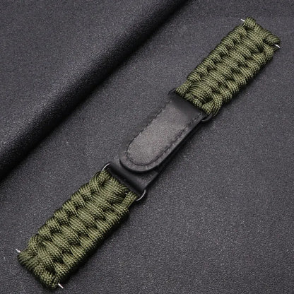 20 22mm Braided Flat Head Universal Watchband Colorful Velcro Style For Galaxy Watch 3/4/5 41/45mm 40/44 42/46mm Gear S3 Band