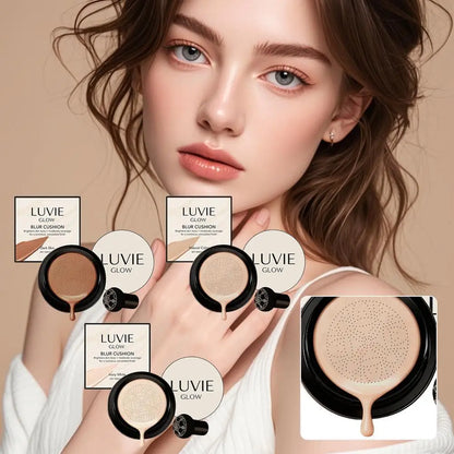 High-end Hydrating Mushroom Air Cushion BB Cream Waterproof Brightening Foundation with Concealer Korean Daily Makeup Base