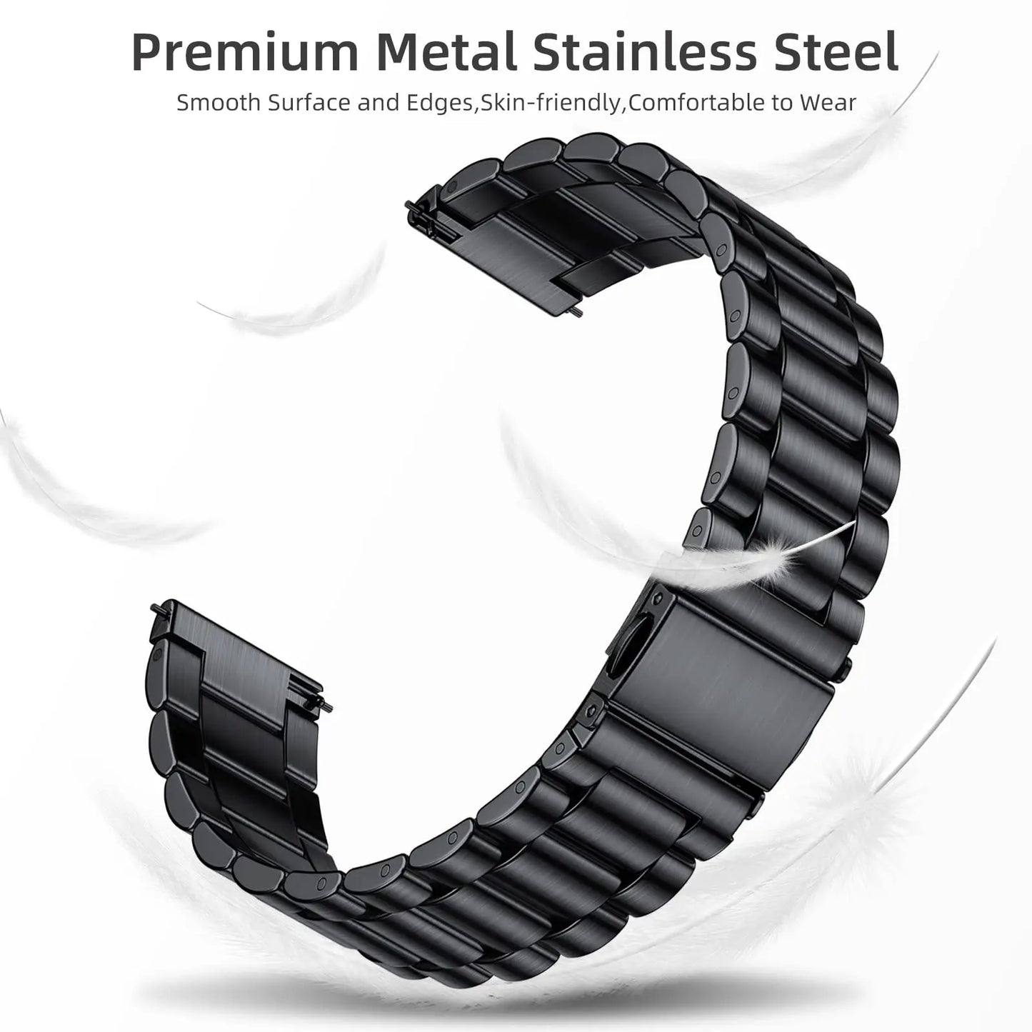 18/20/22/24mm Metal Strap for Samsung Galaxy Watch 765 40/44mm Mesh Bracelet for Huawei Watch GT6 5 GT5Pro 4/3Pro 46mm Wristband