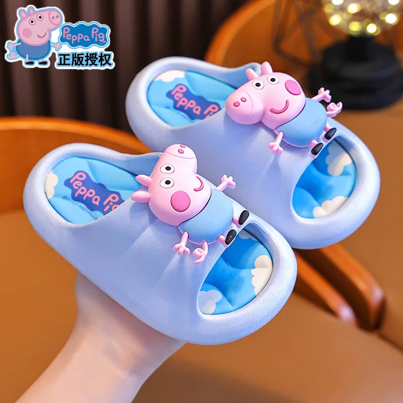 Peppa Pig Summer Girls' Sandals 2025 New style Non slip Indoor Bathing Slippers for Children at Home