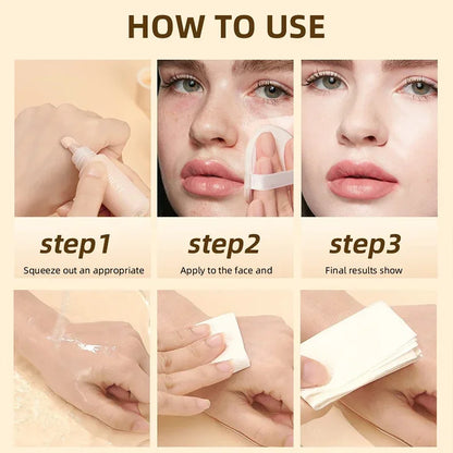 Matte Face Foundation Makeup Base Cream Full Coverage Concealer Cover Ance Moisturizing No Cracking Waterproof Face Corrector