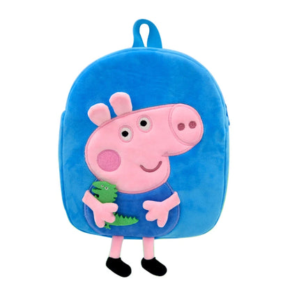 Peppa Pig Plush kindergarten Single shoulder bag Backpack soft stuffed George wallet Candy Toy pink student Girl child kids Gift