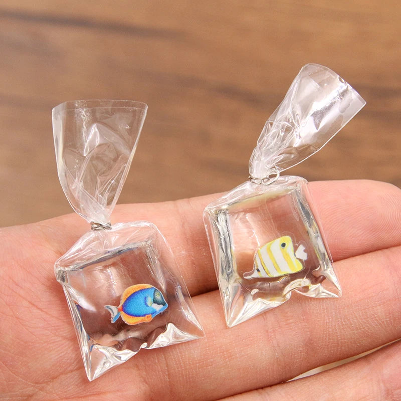 5Pcs 8 Color 24*53mm Transparent Resin Clownfish Charms In Water Jewelry Pendant Fish Bag Earrings Handmade DIY Material