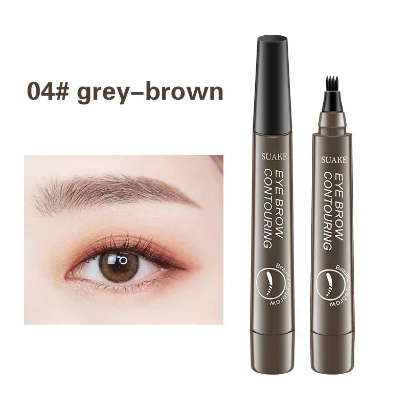 4 Point Eyebrow Pencil Makeup for women Waterproof Liquid Eyebrow Pen Makeup Eyebrow Pencil Microblade Cosmetics Durable